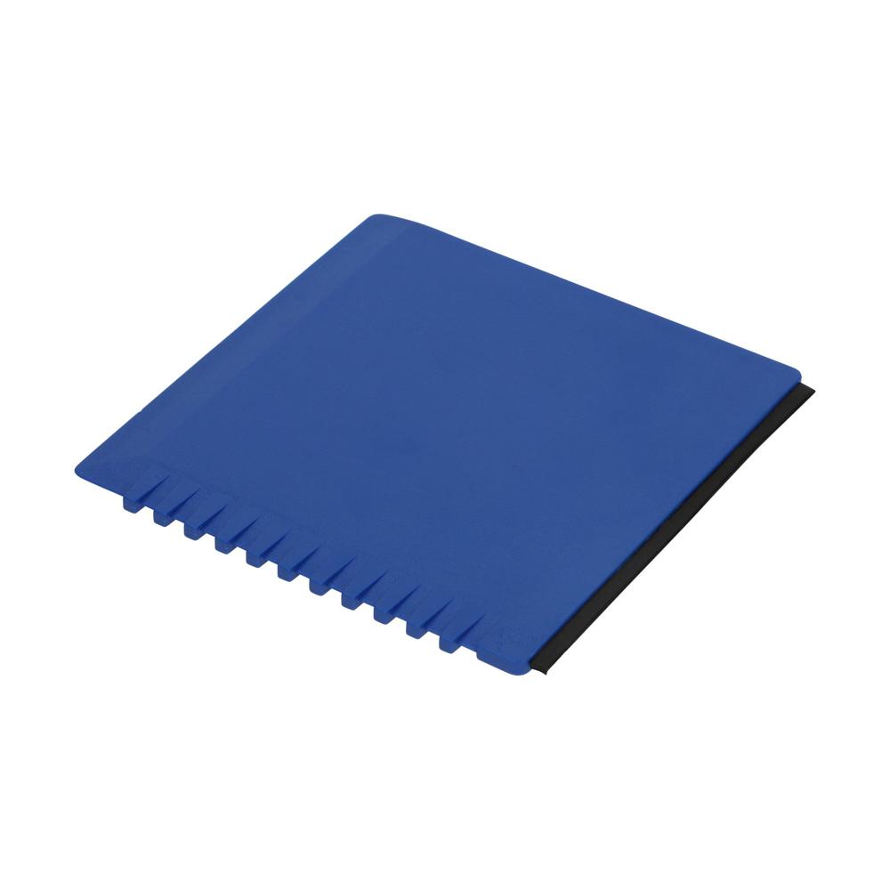 Eiskrabber "Vierkant" met waterafstreper - standaard blauw PP