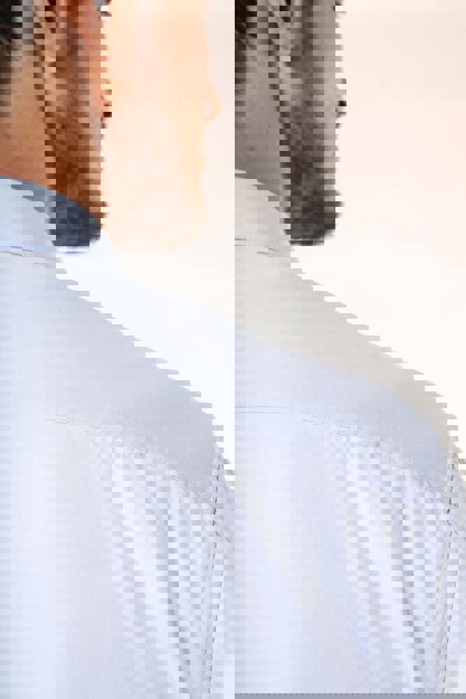 PK504 - Popeline Herenoverhemd met lange mouwen