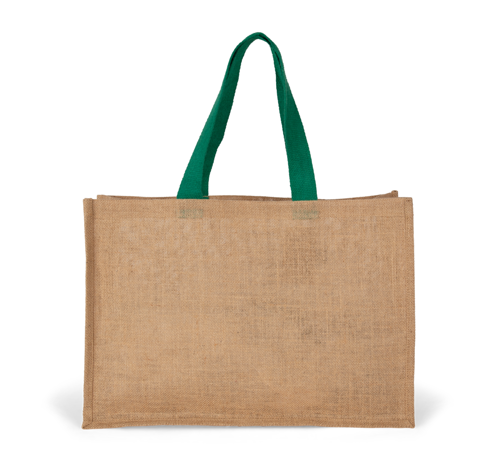 KI0743 - XL shopper - Natural / Kelly Green