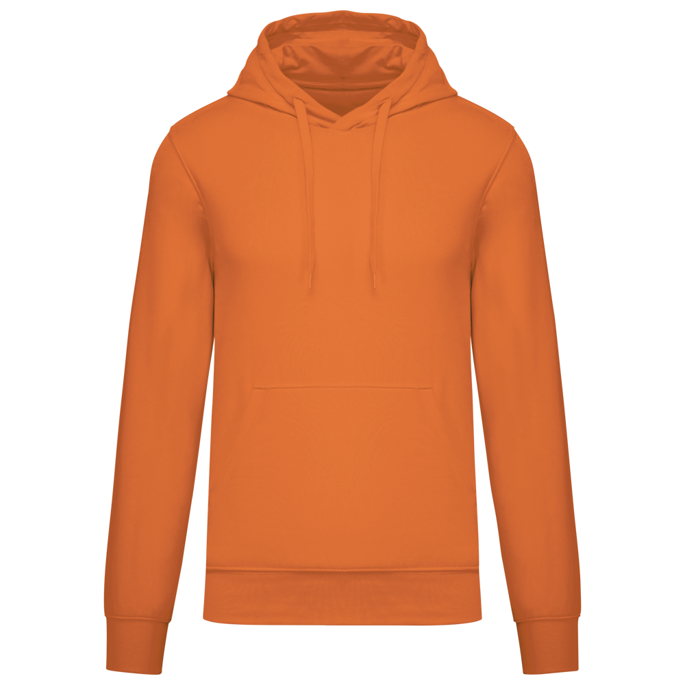 - Ecologische herensweater met capuchon - Light Orange
