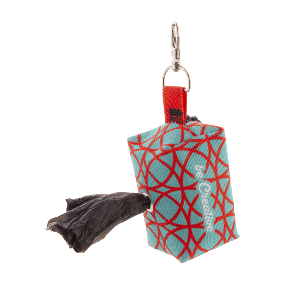 Pavesave - custom made RPET hondenpoepdispenser - zwart/wit