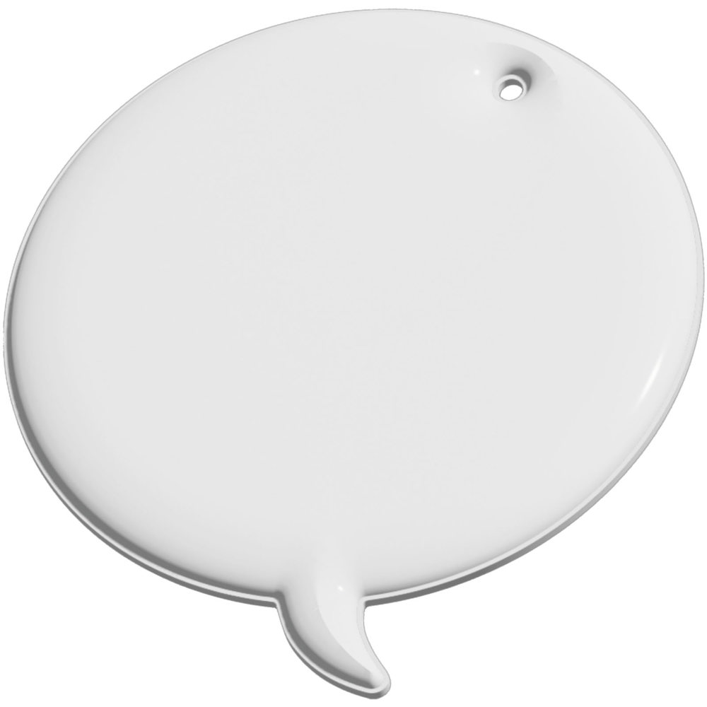 RFX™ H-09 reflecterende TPU hanger met bijschrift