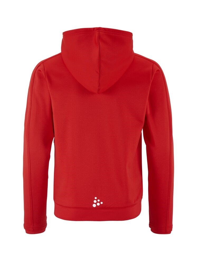Craft - Evolve 2.0 Brushed Hood Jacket Jr Bright red 122/128