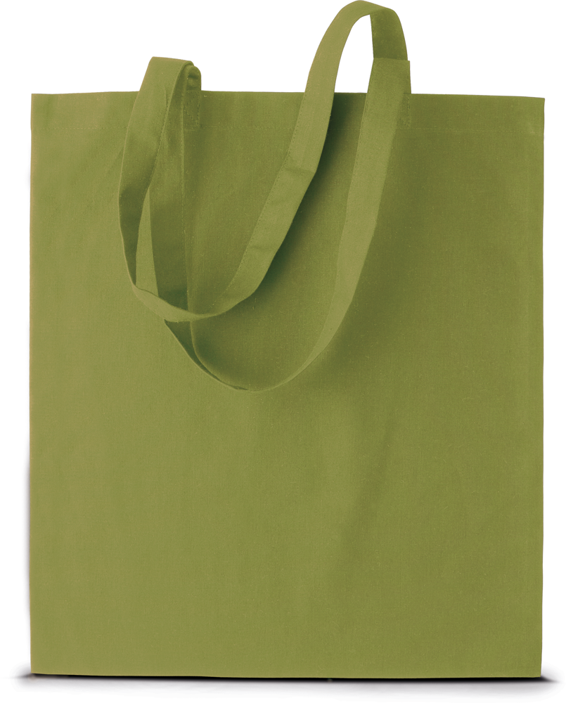 - Shopper bag long handles - Burnt Lime