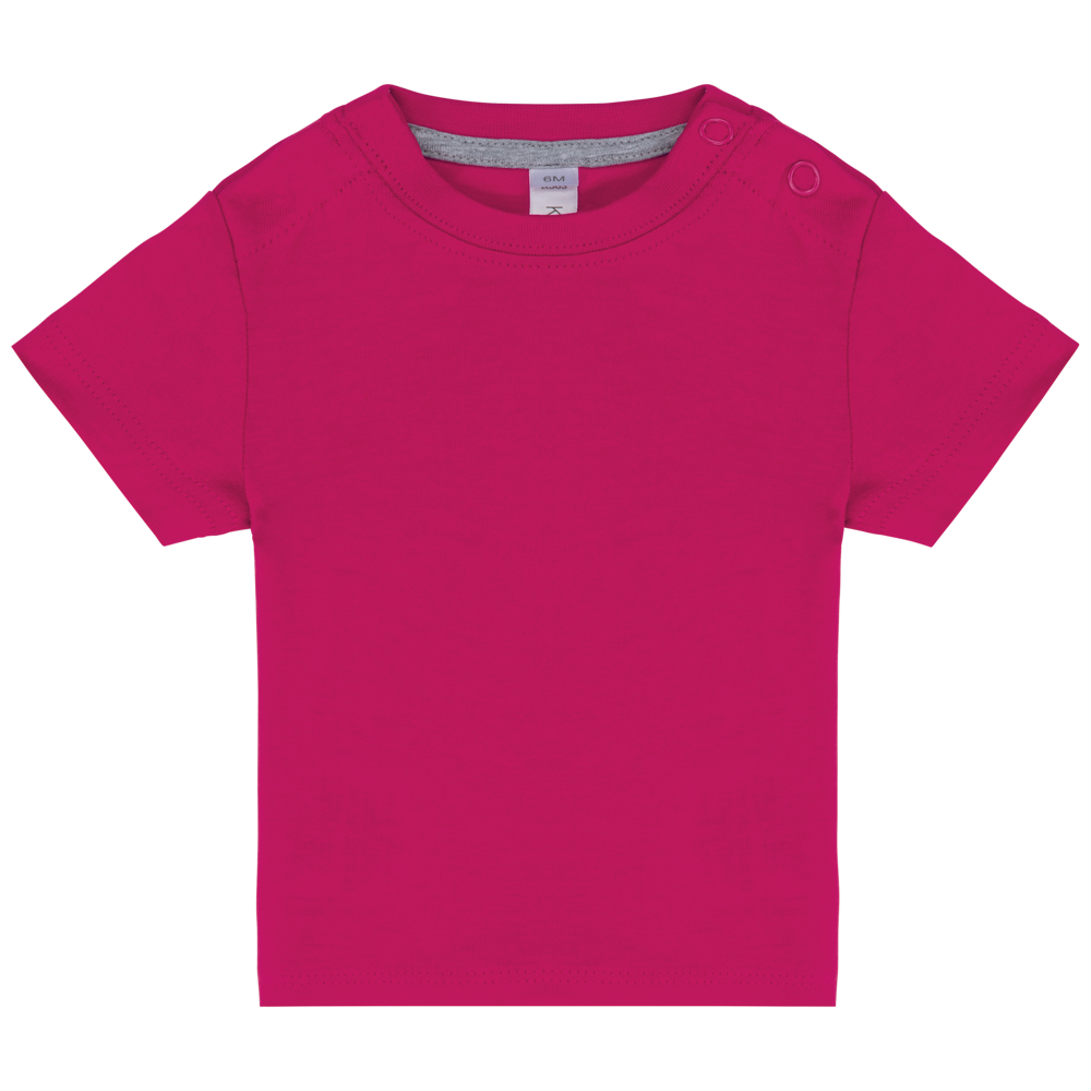 - Baby-t-shirt korte mouwen - Fuchsia