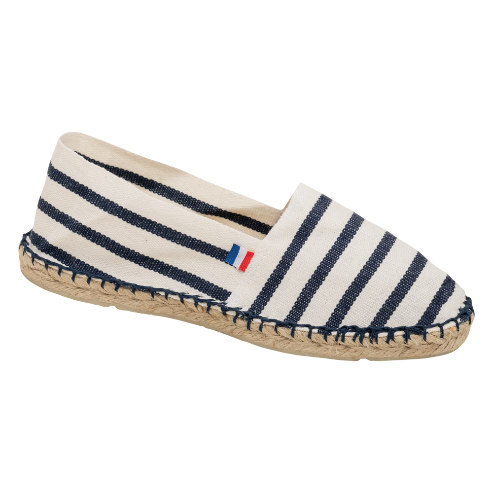 K840 - Unisex espadrilles - Natural / Navy Stripe