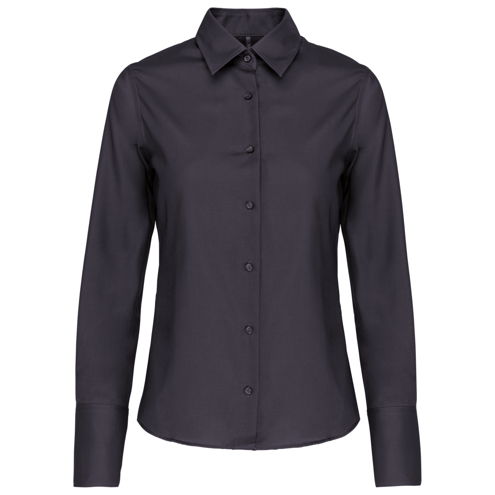 - Dames non-iron blouse lange mouwen - Zinc