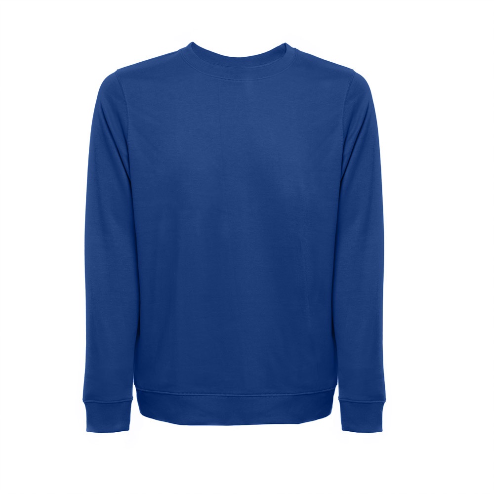 THC COLOMBO. Sweatshirt (unisex) in Italiaanse badstof zonder sluiting - Royal Blauw