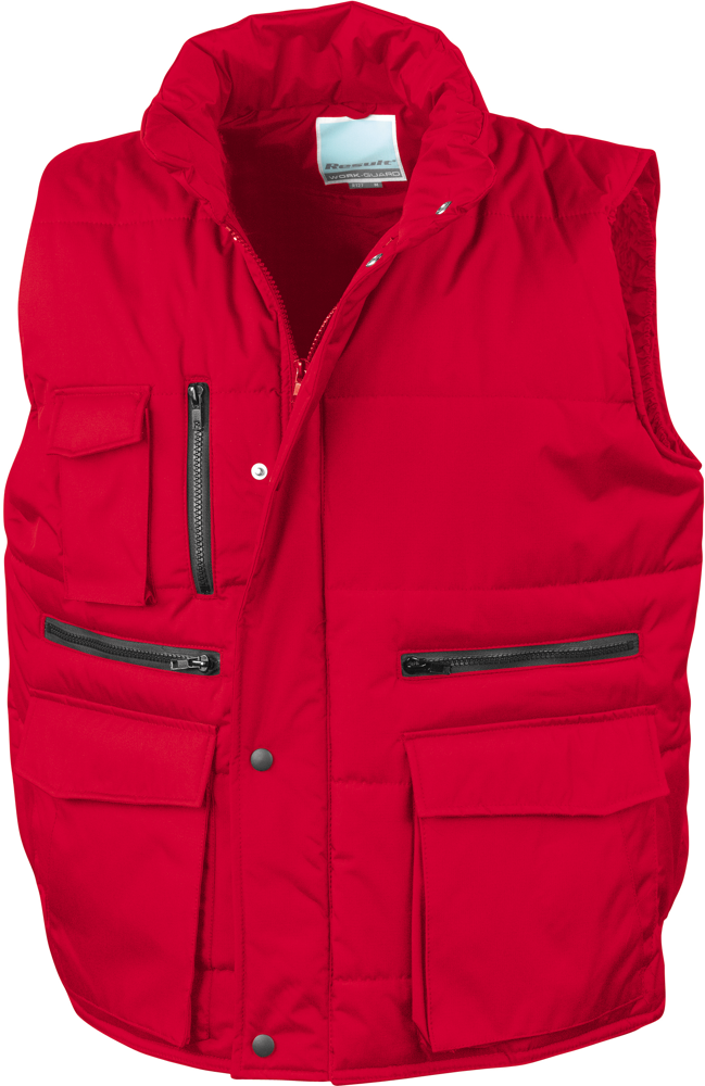 R127 - Lance Ripstop Bodywarmer - Red