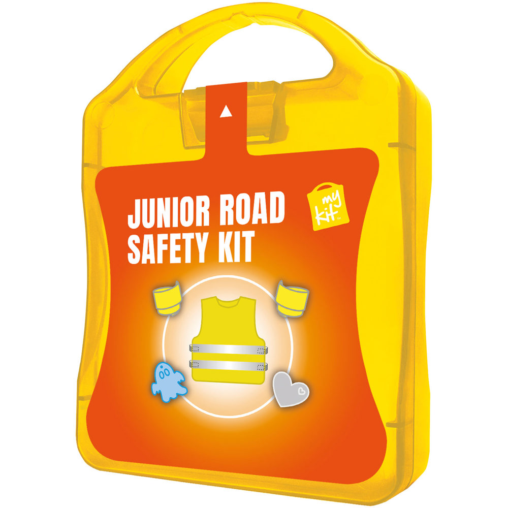 MyKit Mediuim Junior Road Safety kit - Transparant Geel