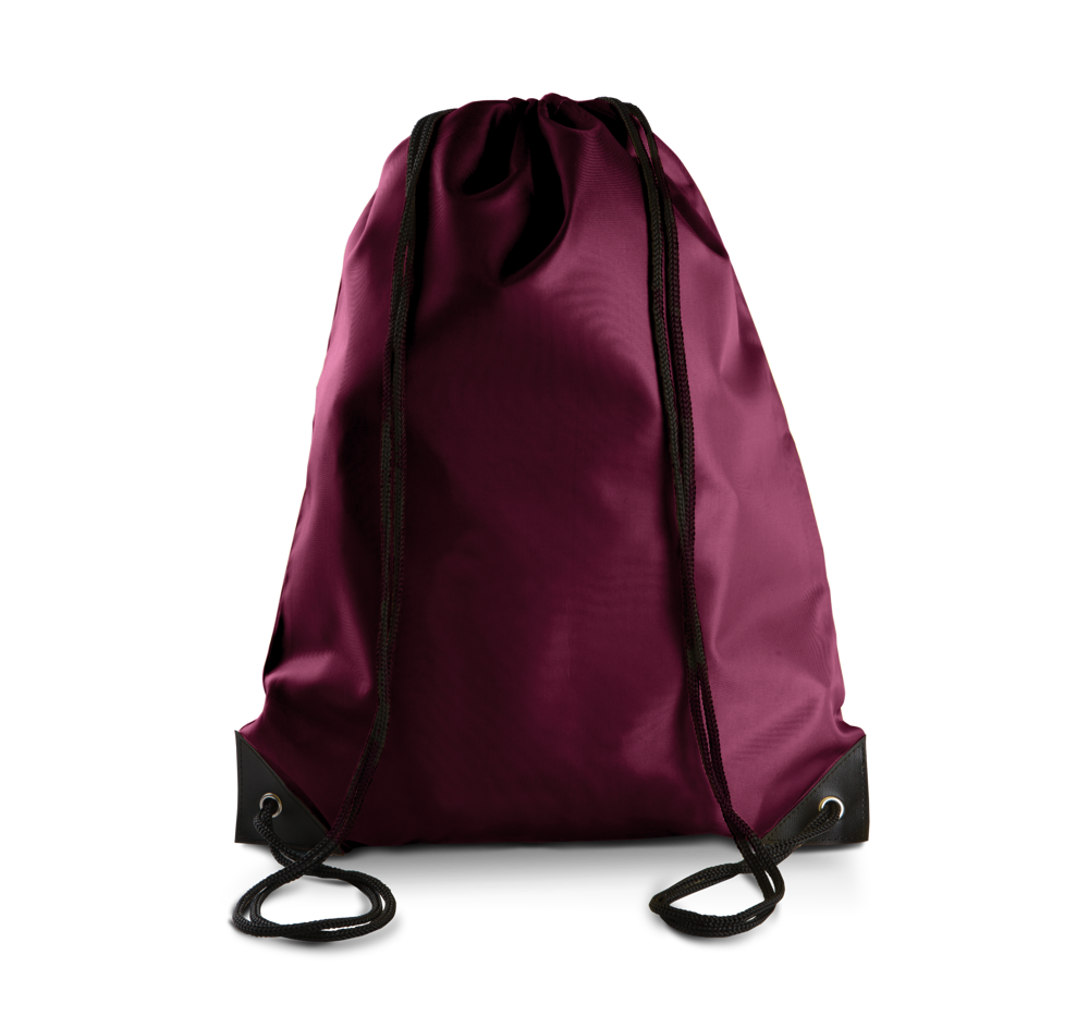 KI0104 - Rugzak met draagkoordjes - Burgundy