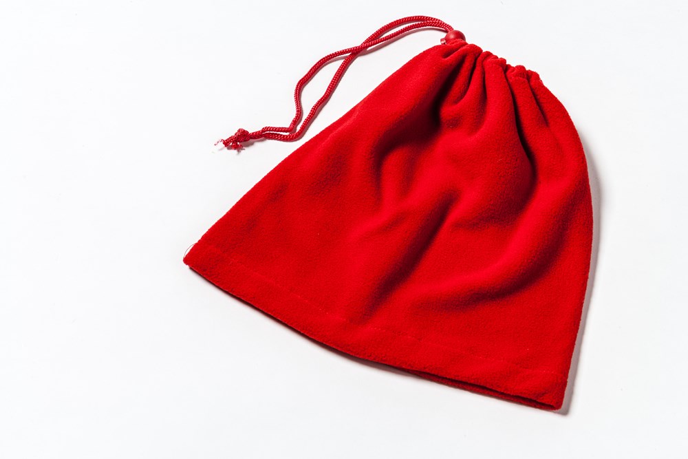 P1100 - Ski col Original polar fleece - Rood