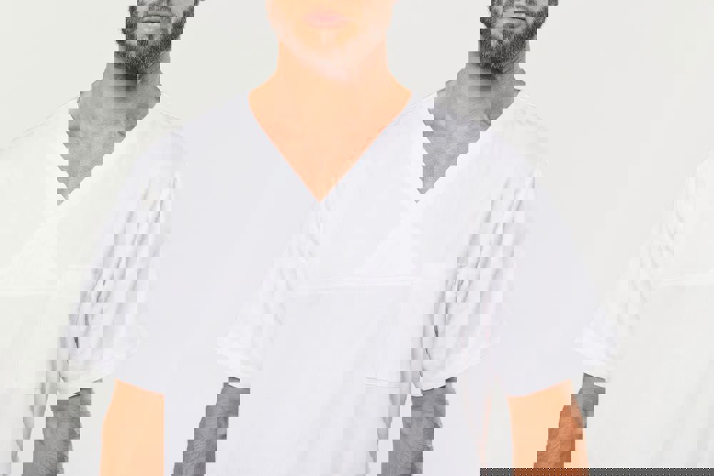 WK504X - Katoenen unisex tuniek met korte mouwen