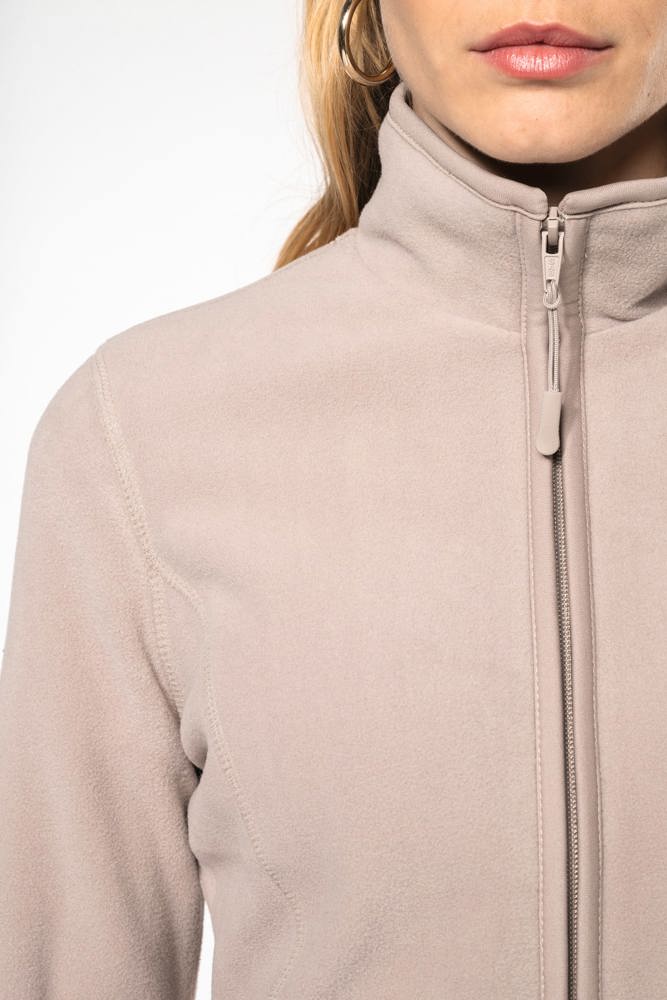 K907 - Microfleece met rits dames