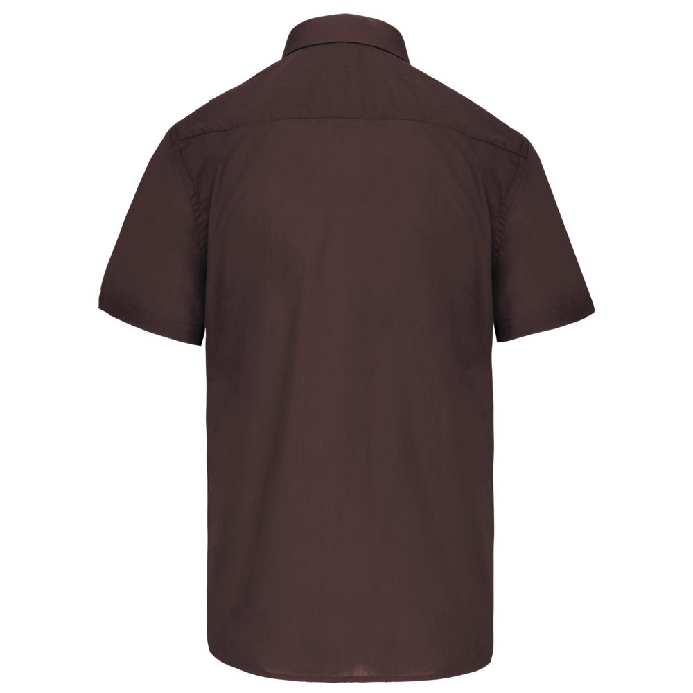 K551C - Overhemd in onderhoudsvriendelijk polykatoen-popeline korte mouwen heren