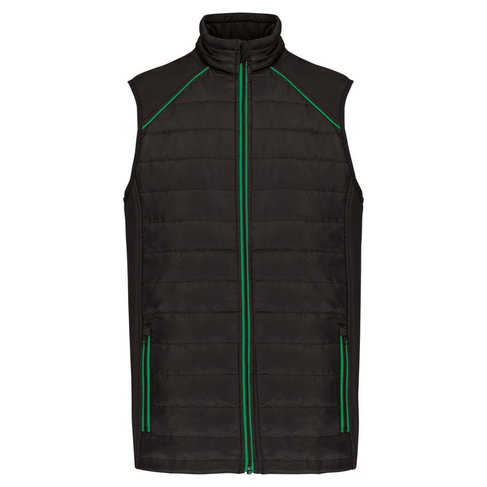 WK606 - Bodywarmer Day To Day in twee stoffen
