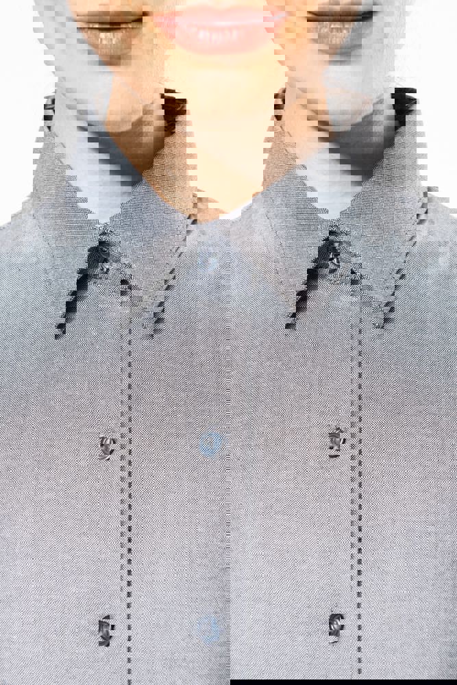 K536C - Dames Oxford blouse korte mouwen