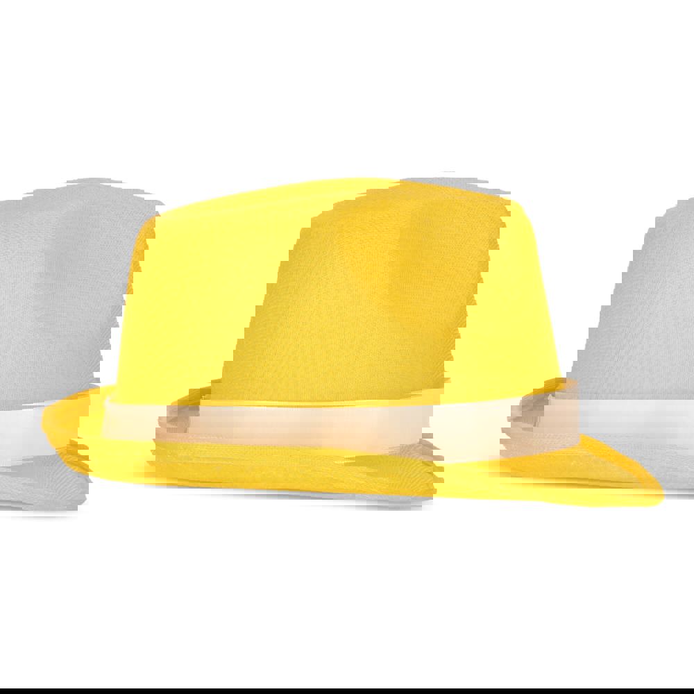 Polyester hoed met band