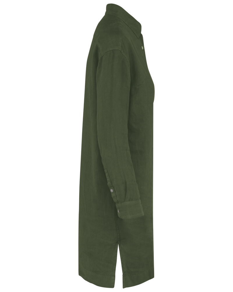 SP5008 - Linnen overhemdjurk voor dames