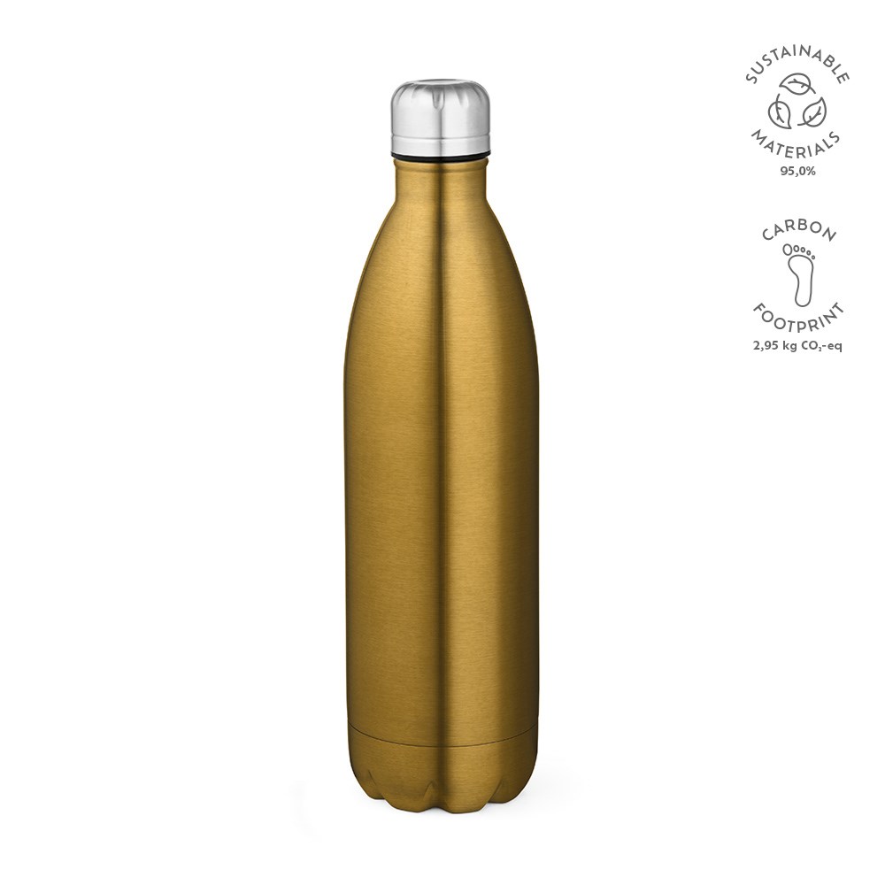 Mississippi 1100P fles gerecycled roestvrij staal 1100 ml - Gouden