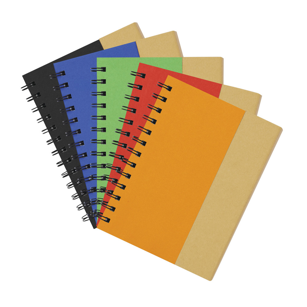 MAGNY - Notitieboekje van gerecycled papier met balpen