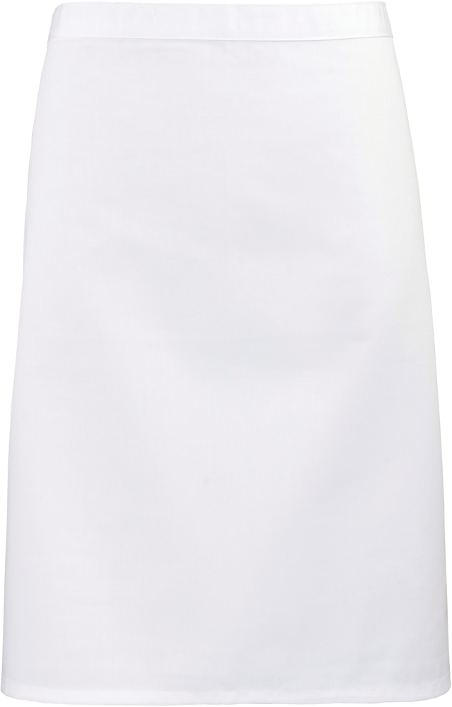 PR151 - Halflang schort "Colours" - White