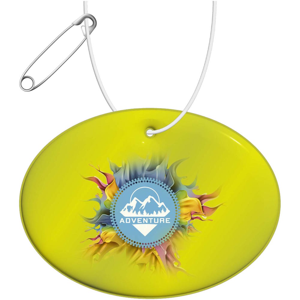 RFX™ H-16 ronde lichte reflecterende PVC hanger, groot