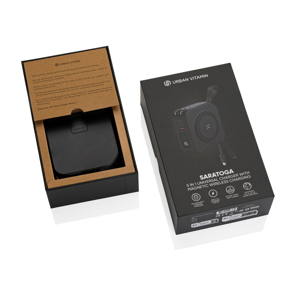 Urban Vitamin Saratoga 5-in-1 universele lader