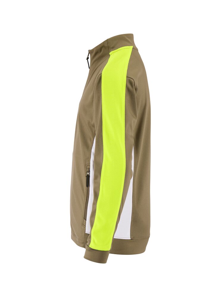 Craft - Evolve 2.0 Contrast Full Zip Jacket Jr Raw/Contrast yellow 122/128