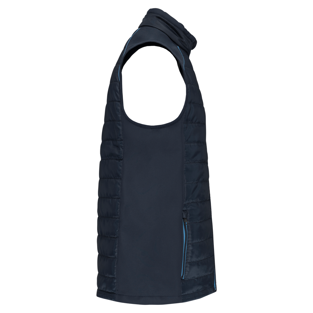 WK606 - Bodywarmer Day To Day in twee stoffen