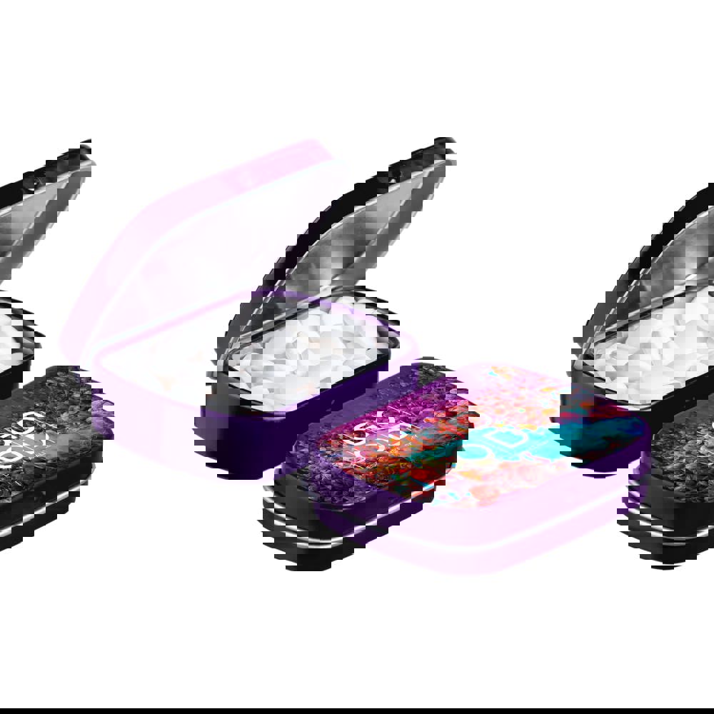 Mini scharnierblikje gevuld met pepermunt