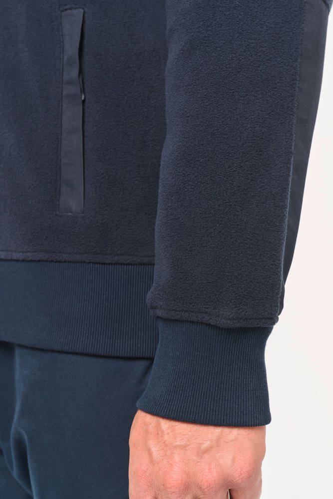 WK905 - Ecologishe fleece met ritskraag unisex