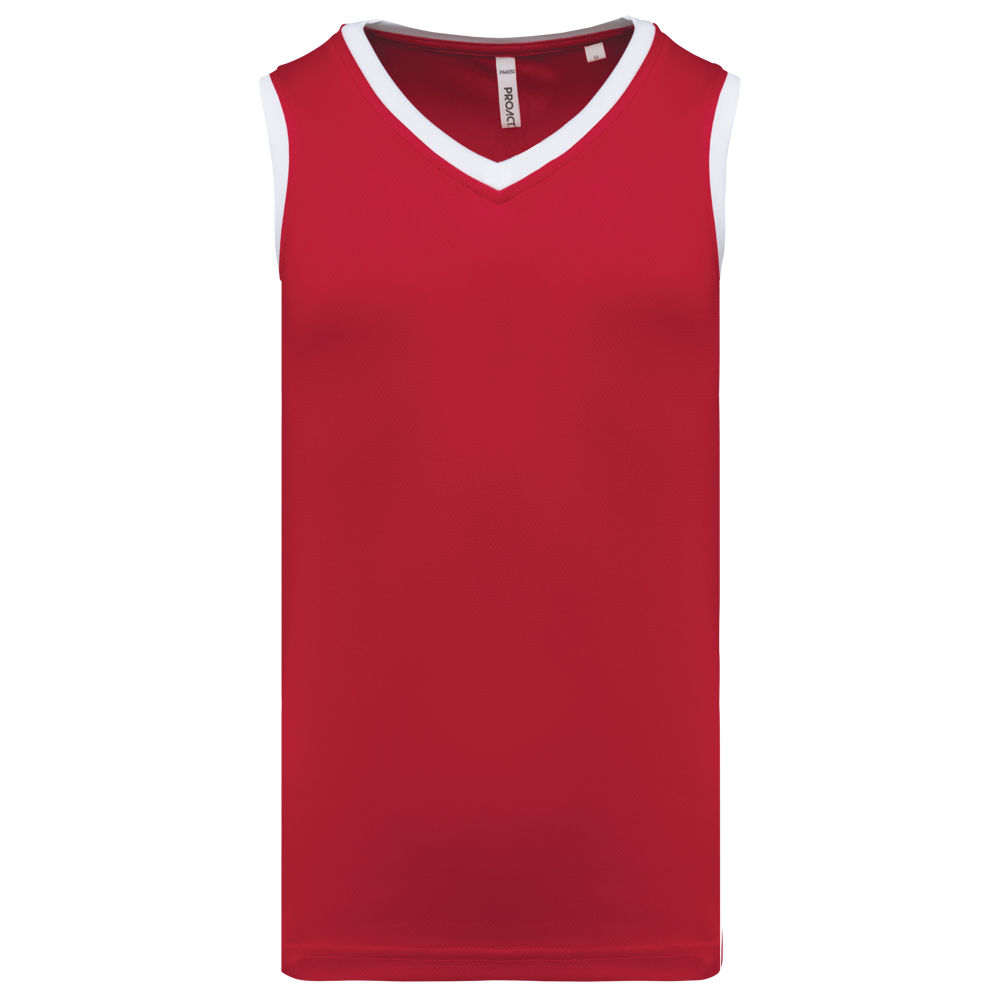 PA4050 - Baskettruitje voor heren - Sporty Red / White