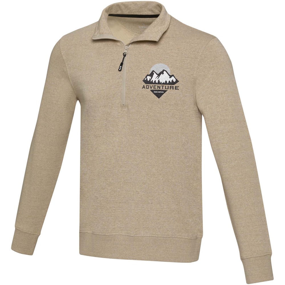 Tin uniseks Aware™ gerecyclede trui met kwartrits 