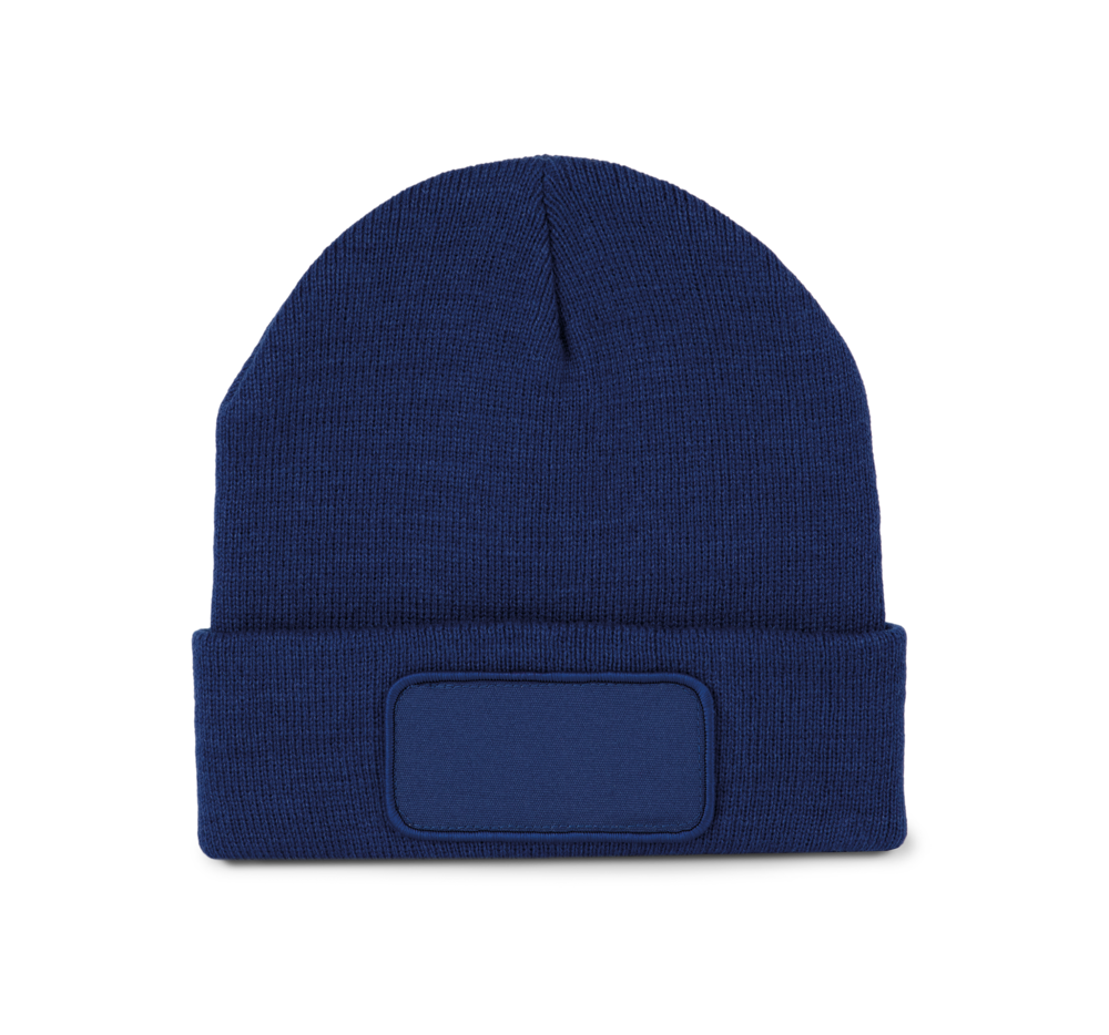 KP895 - Muts met patch - Royal Blue