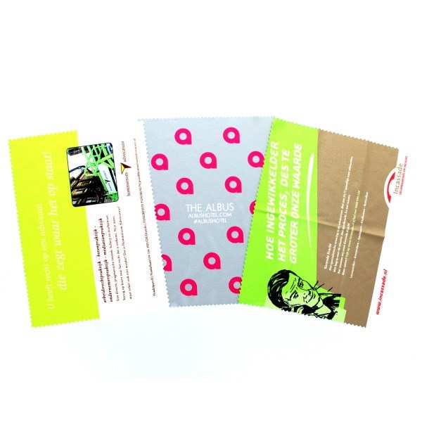 Brillendoekje microfiber 250gr 15 x 15 cm