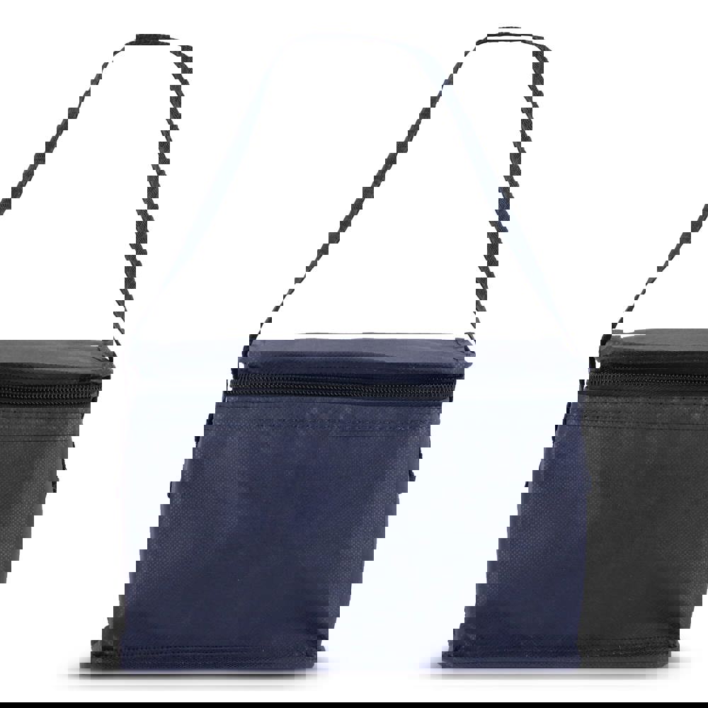 R-PET koeltas voor 6 blikjes, non-woven, 20 x 13 x 12,5 cm, 75 g/m²