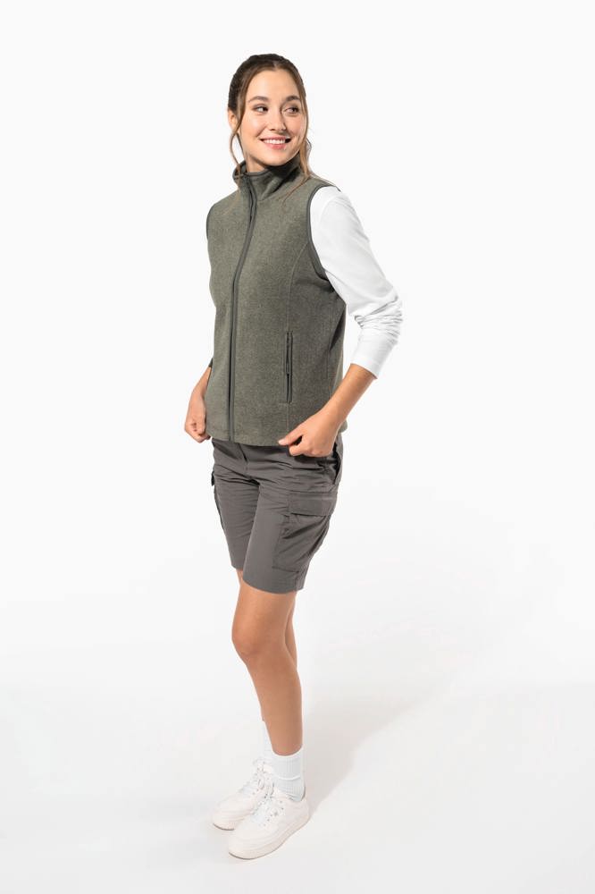 K906 - Bodywarmer van microfleece dames