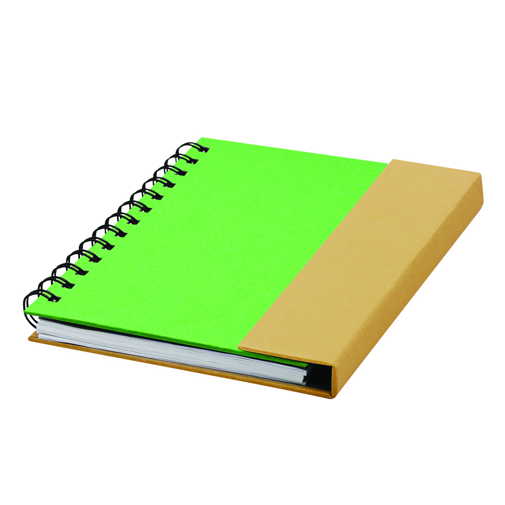 MAGNY - Notitieboekje van gerecycled papier met balpen