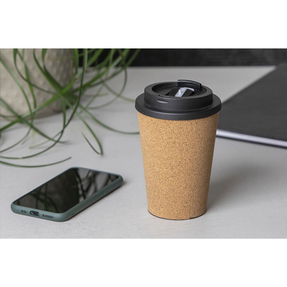 PLA Cork Cup 350 ml koffiebeker