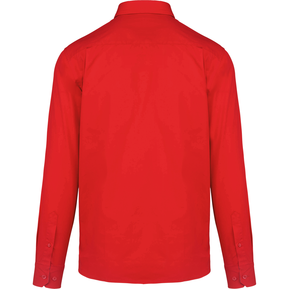 K586 - Herenoverhemd met lange mouwen van katoen Nevada