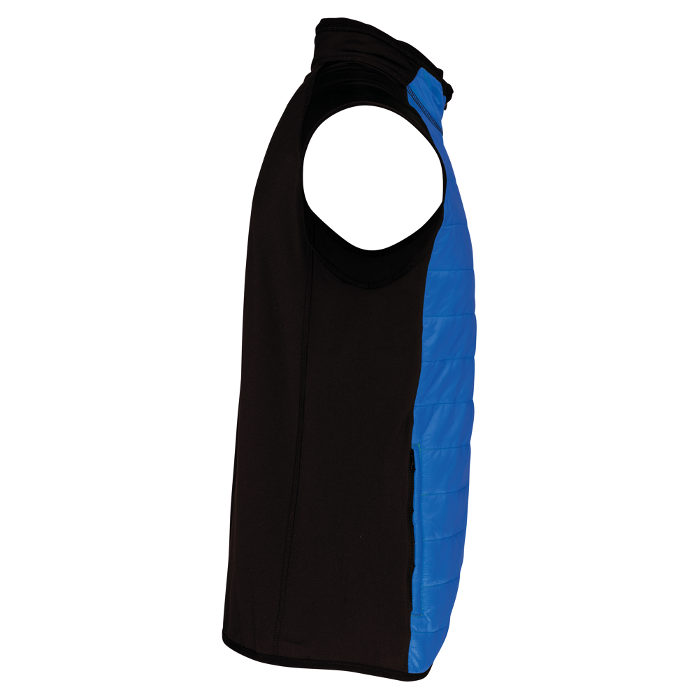 PA235 - BODYWARMER IN TWEE STOFFEN