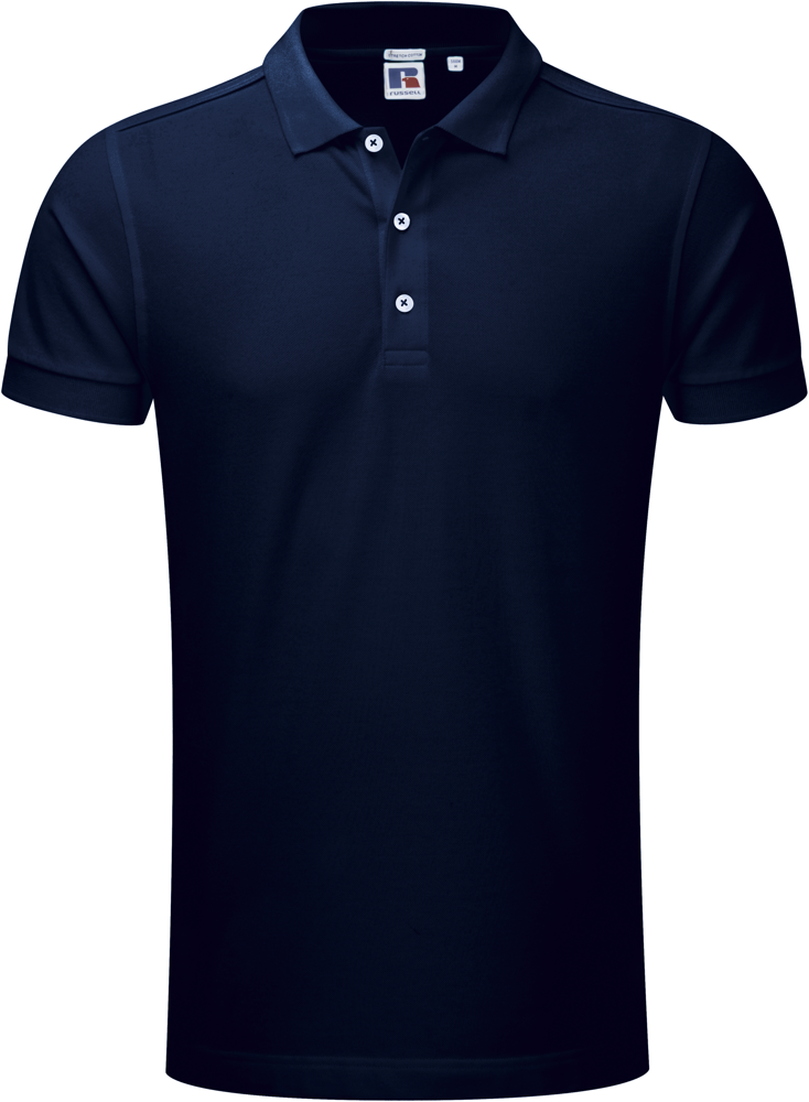 RU566M - Men's Stretch Polo Shirt - French Navy