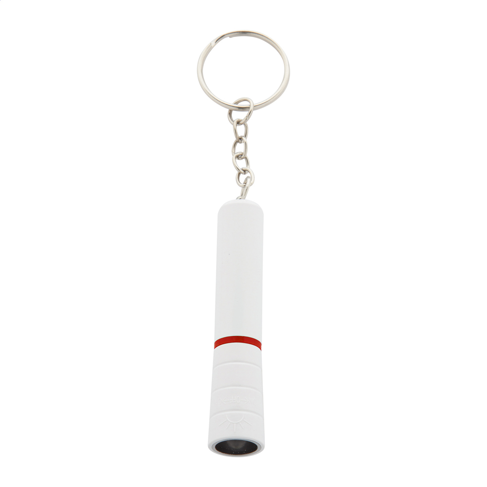 Waipei - mini zaklamp - rood/wit