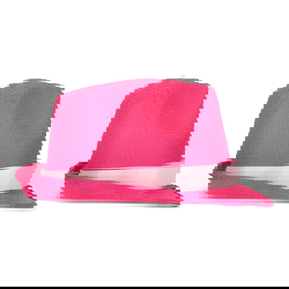 Polyester hoed met band