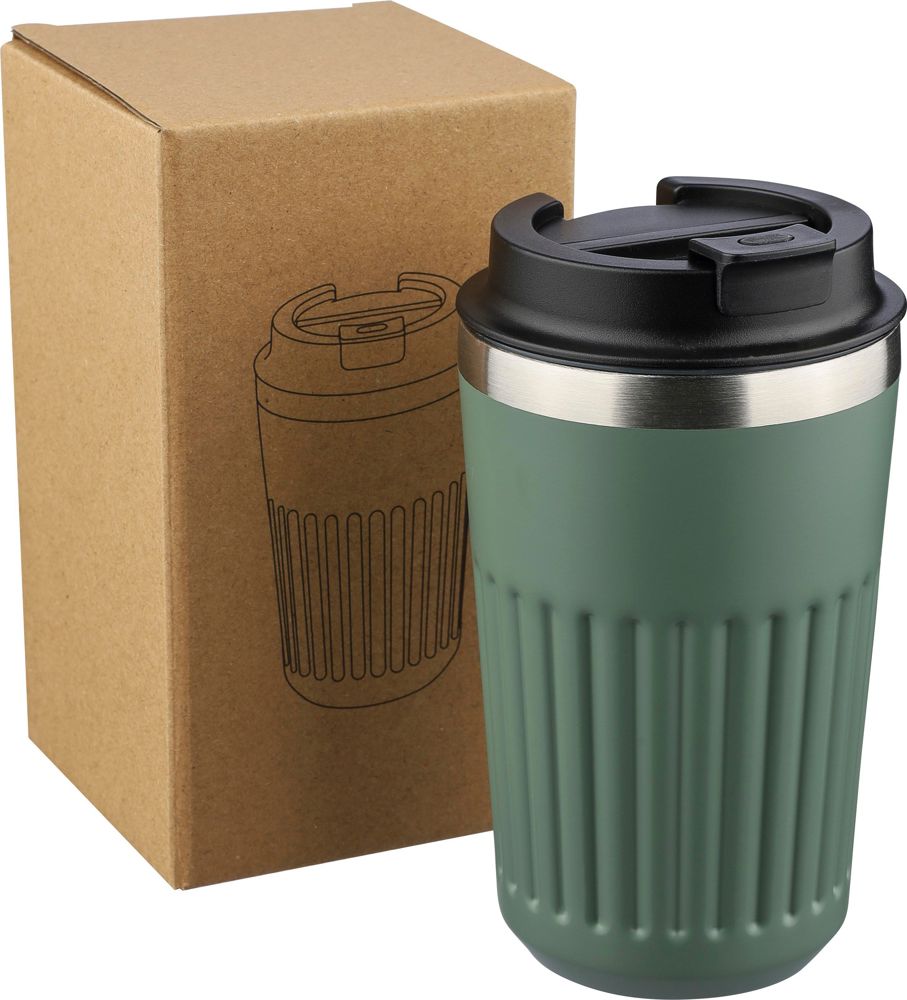 Gerecyclede roestvrijstalen reismok (400 ml) Chiara