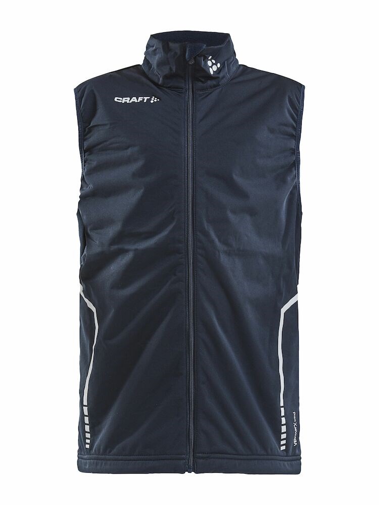Craft - Warm Club Vest Jr - DARK NAVY