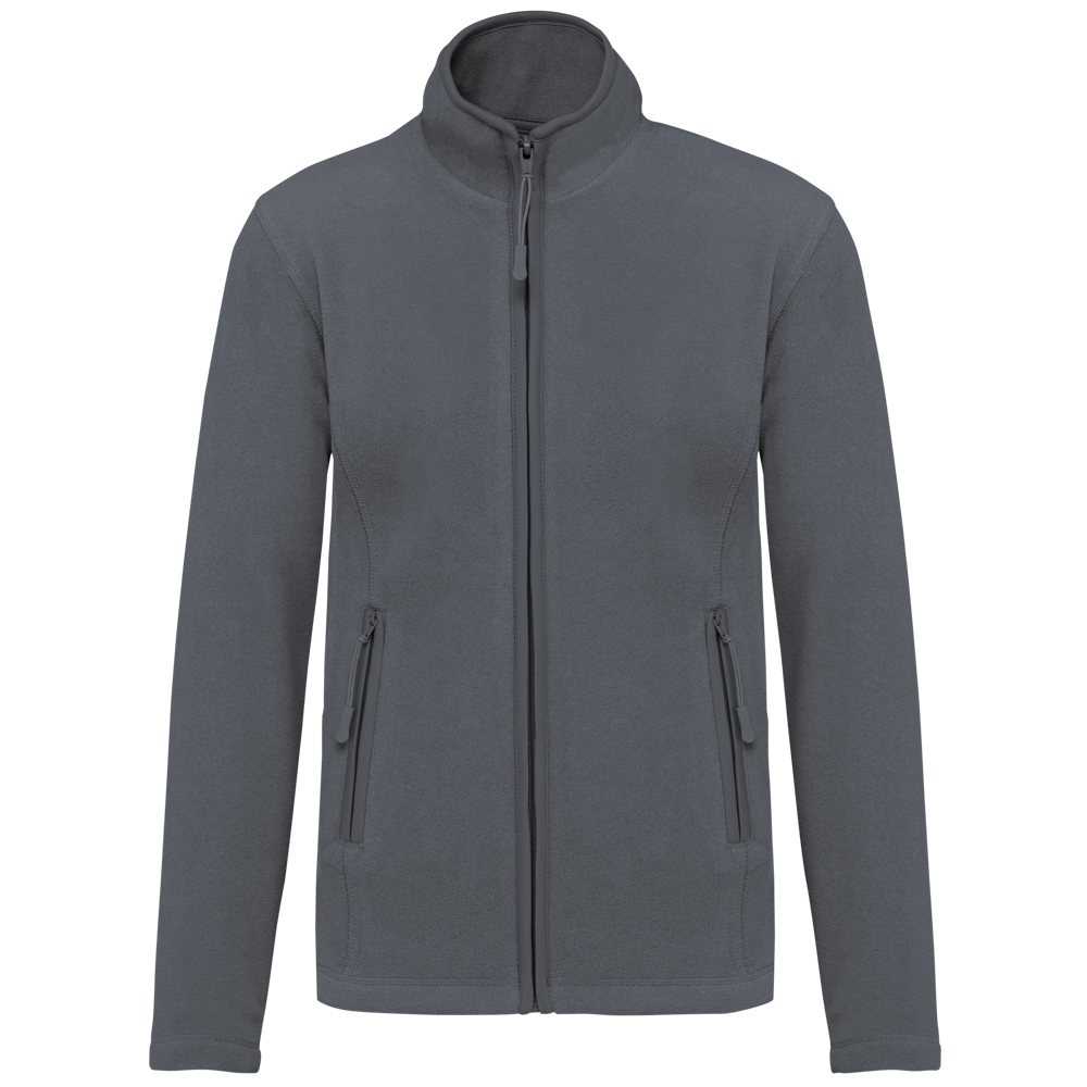 - Microfleece met rits dames - Convoy Grey