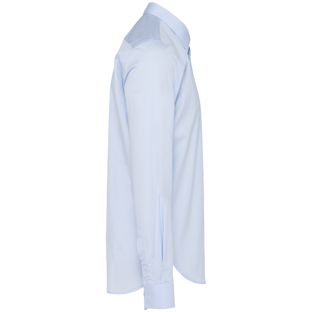 PK504 - Popeline Herenoverhemd met lange mouwen