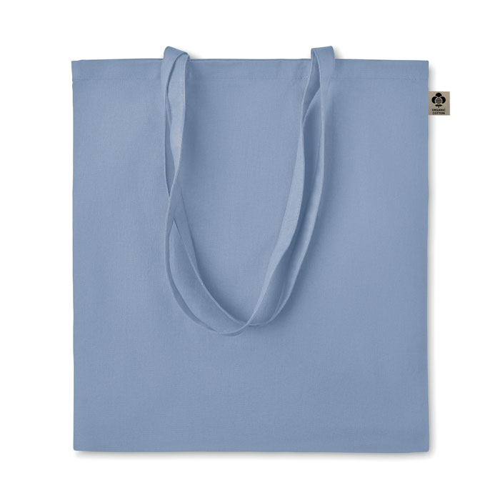 ZIMDE COLOUR - Organisch Katoen Tas - Babyblauw